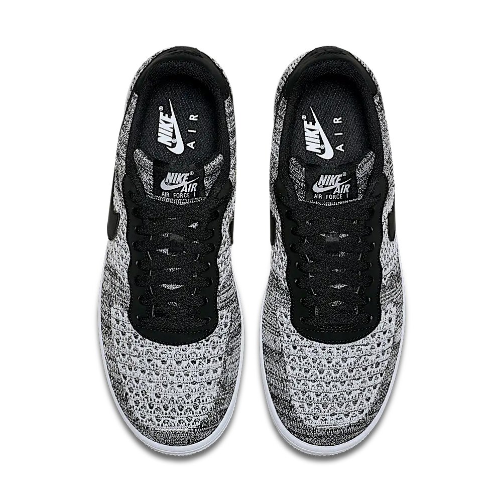 Nike Air Force 1 Flyknit 2 Black Pure Platinum-sneakers-Nike-pikastore.cz