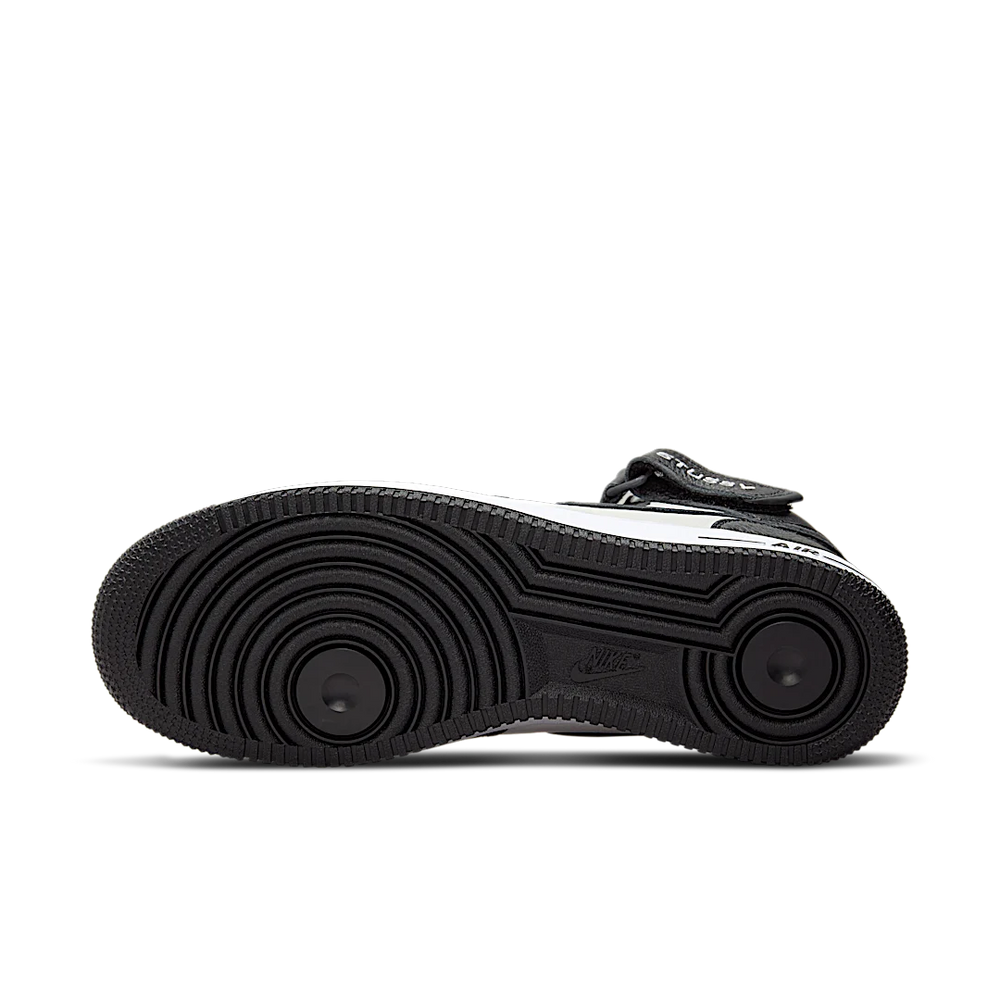 Nike Air Force 1 Mid Stussy Light Bone Black-sneakers-Nike-pikastore.cz