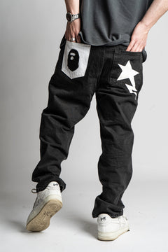 Custom Star v2 Baggy Jeans