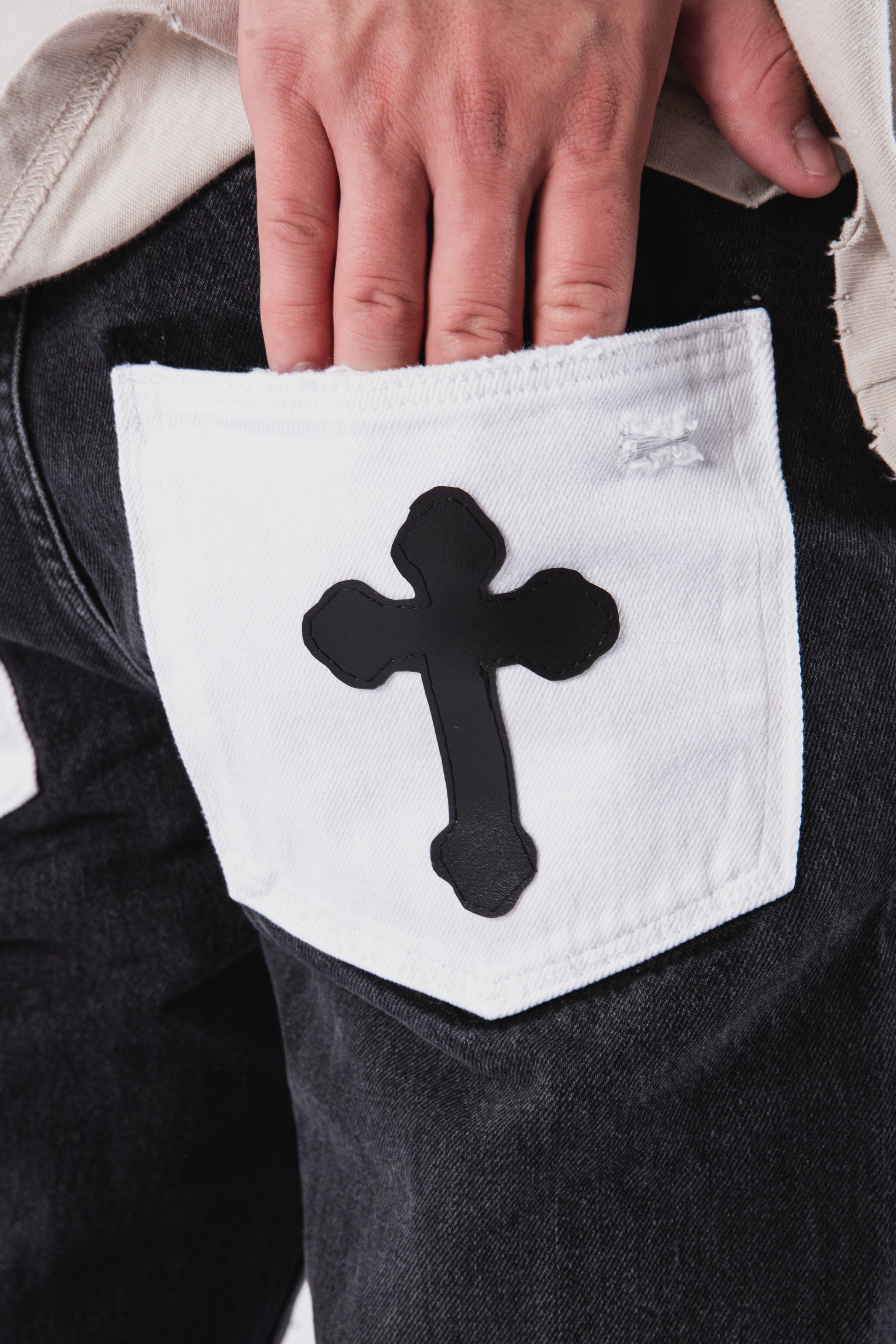 Custom Flared Cross Jeans-Kalhoty-Custompantsprg-pikastore.cz