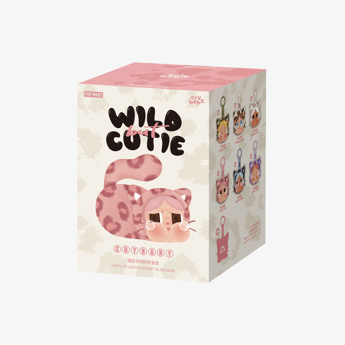 Pop Mart CRYBABY Wild but Cutie Series Vinyl Plush Pendant Sealed Case (6 Blind Box)-Pop Mart-pikastore.cz