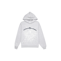 Sp5der Arach NY Phobia Hoodie Ash Grey