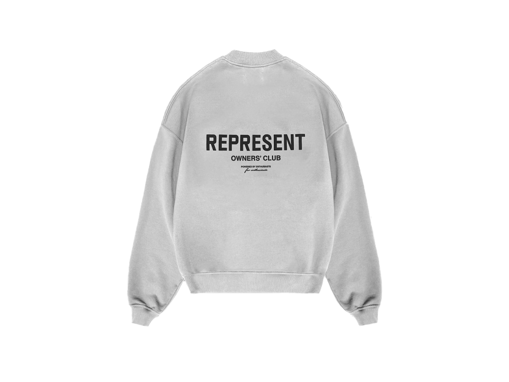 Represent Owners Club Crewneck Ash Grey