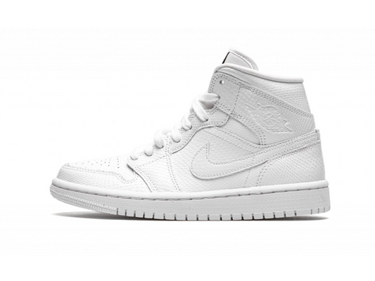 Jordan 1 Mid White Snakeskin (ženske)