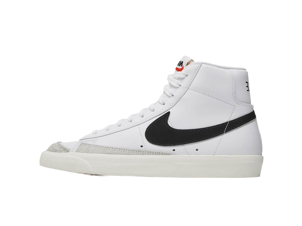 Nike Blazer Mid 77 Vintage White Black-sneakers-Nike-pikastore.cz