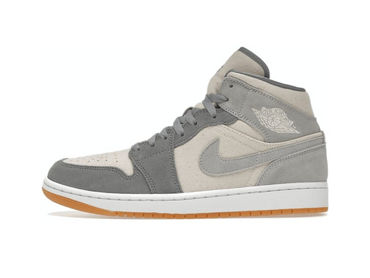 Nike Air Jordan 1 Mid SE GS Coconut Milk Particle Grey