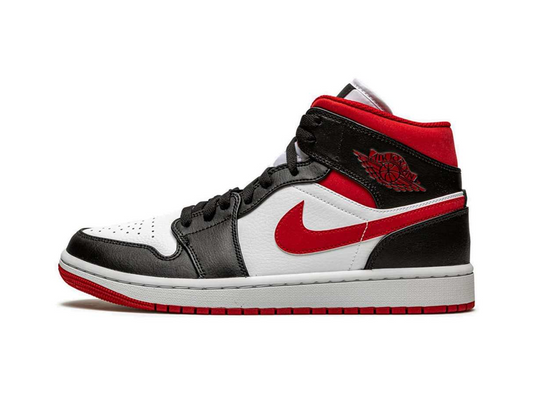 Nike Air Jordan 1 Mid Black Fire Red (GS)