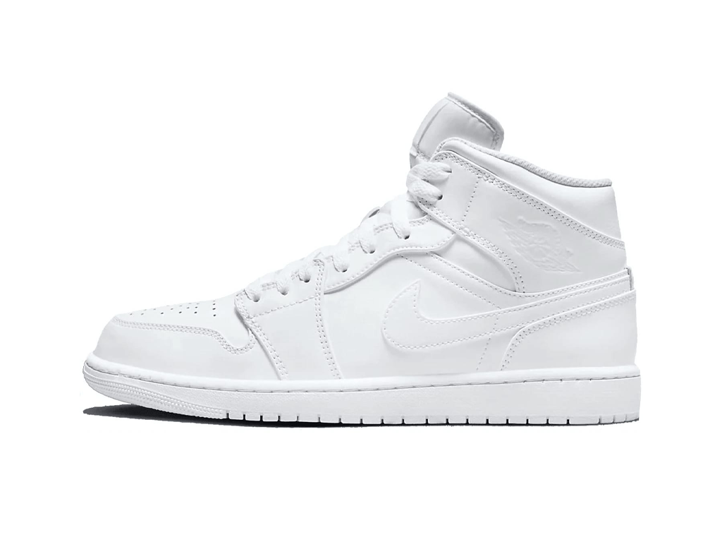 Nike Jordan 1 Mid Triple White (2022/2023)