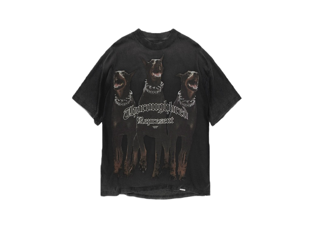 Represent Thoroughbred T-Shirt Vintage Black-Represent-pikastore.cz