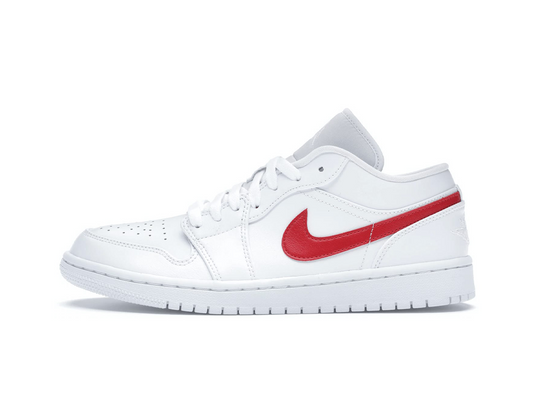 Nike Jordan 1 Low White University Red (Women's)