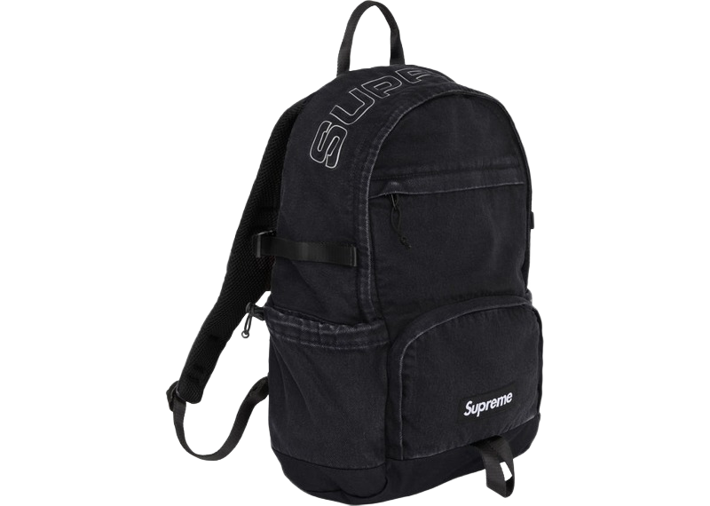 Supreme Denim Backpack Black-Supreme-pikastore.cz