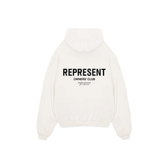 Represent Owners Club Hoodie Flat White