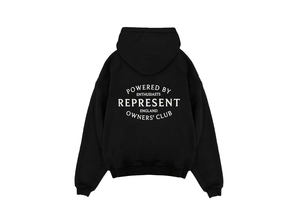 Represent Owners Club Stamp Hoodie Black