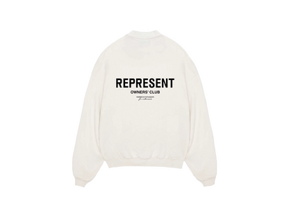 Represent Owners Club Crewneck Buttercream