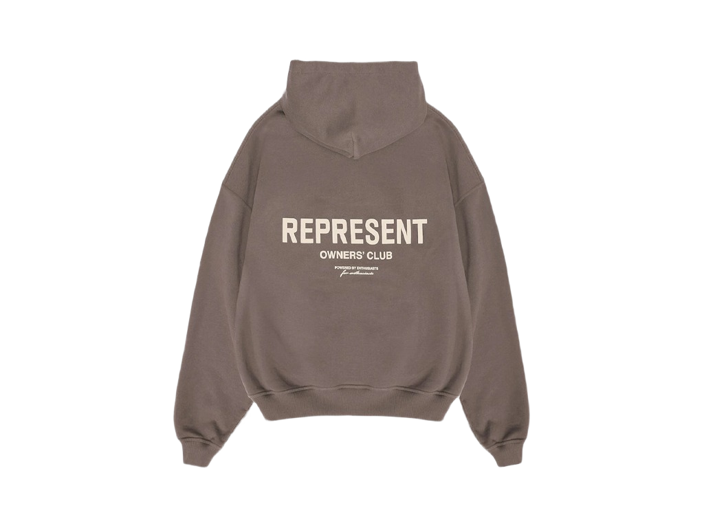 Represent Owners Club Zip Hoodie Fog-Represent-pikastore.cz