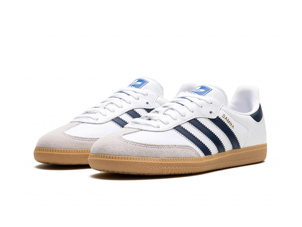 Adidas Samba OG White Night Indigo Gum