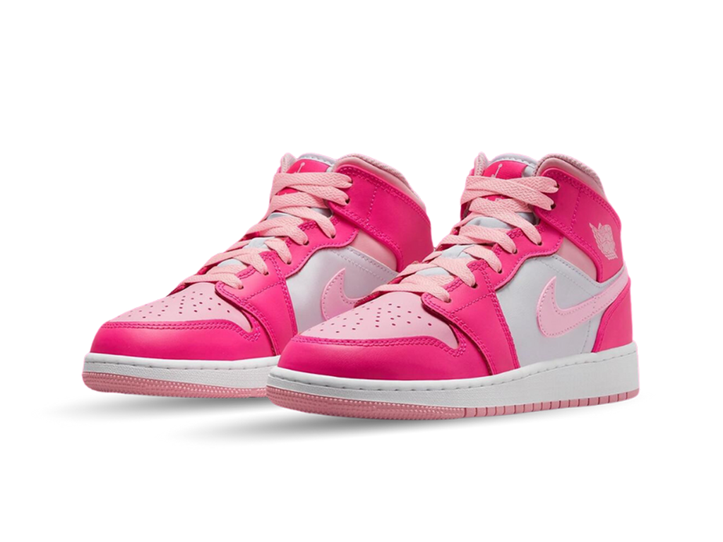 Nike Jordan 1 Mid Fierce Pink (GS)