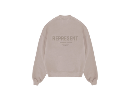 Represent Owners Club Crewneck Mushroom