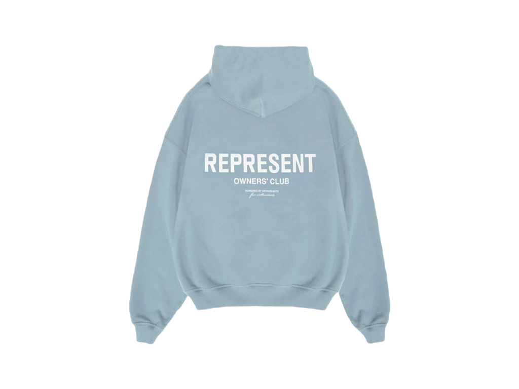 Represent Owners Club Hoodie Powder Blue