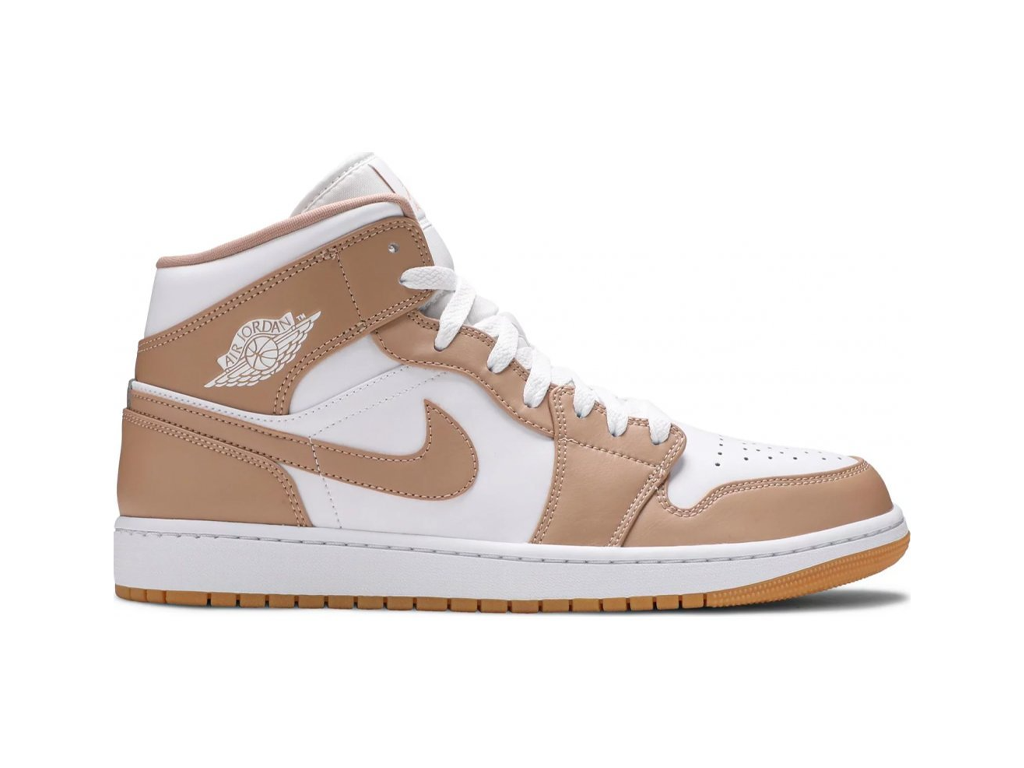 Air Jordan 1 Mid Tan Gum