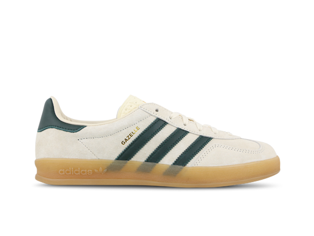 Adidas Gazelle Indoor Cream White Collegiate Green Gum