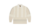 Corteiz Panel Strpez Rugby Shirt Cream-Corteiz-pikastore.cz