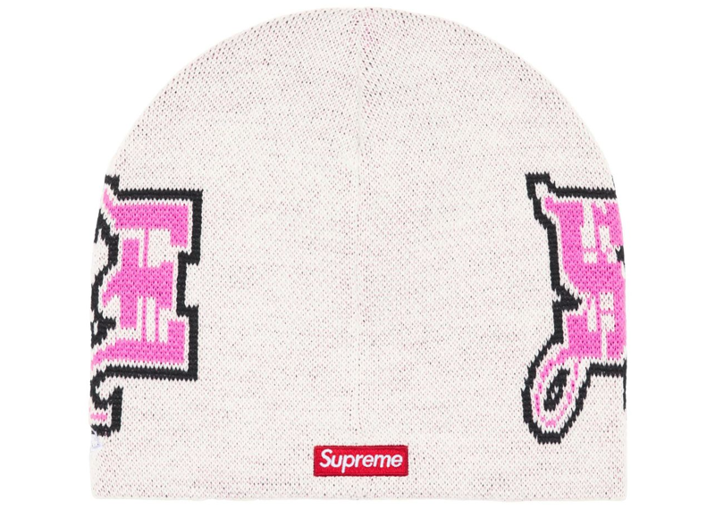 Supreme New Era Football Beanie White-Supreme-pikastore.cz