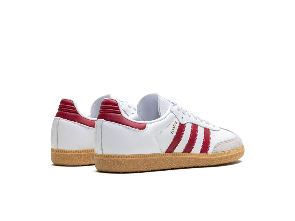 Adidas Samba OG White Burgundy Gum