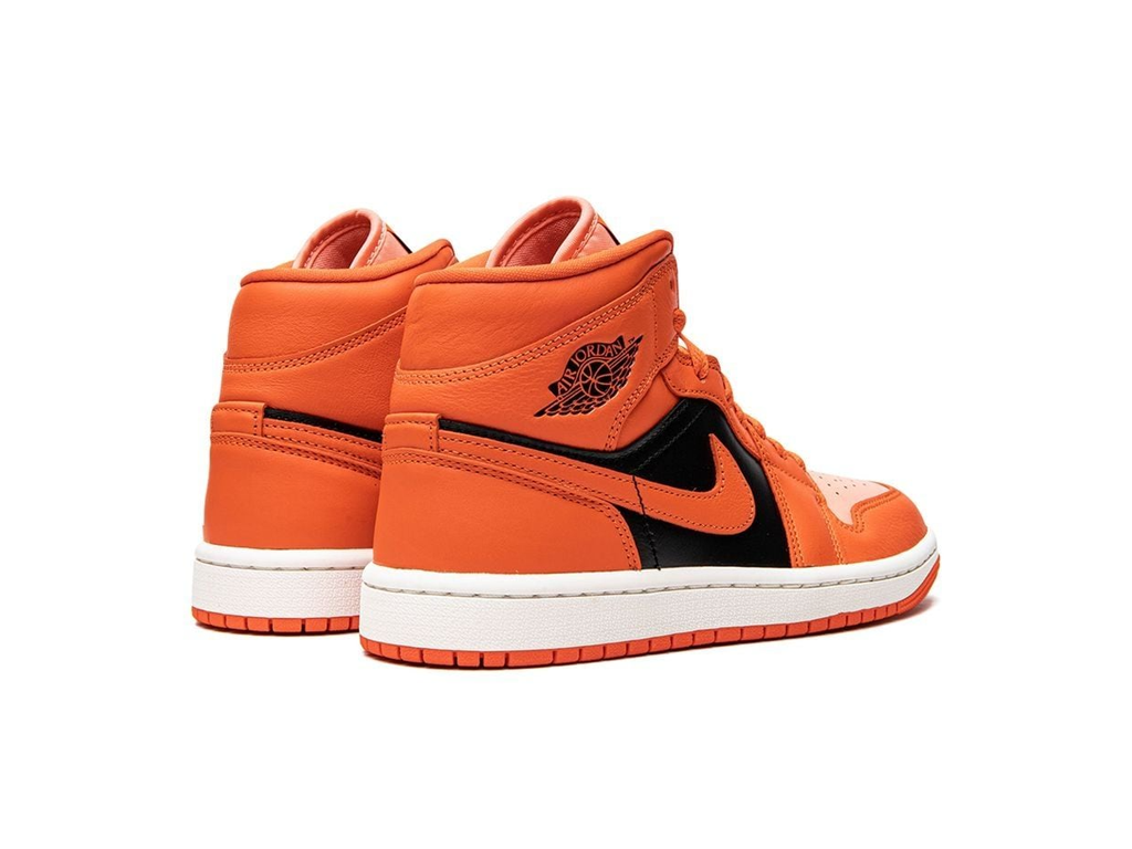 Nike Jordan 1 Mid SE Rush Orange Crimson Bliss (Women's)