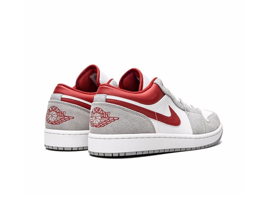 Jordan 1 Low SE Smoke Gray Gym Red (GS)