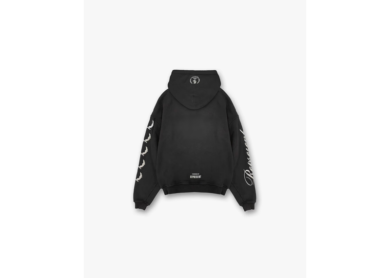 Represent World Championship Hoodie Stained Black-Represent-pikastore.cz