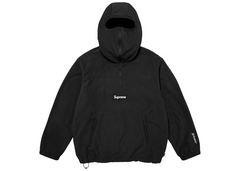Supreme Polartec Face Mask Half Zip Hooded Sweatshirt Black