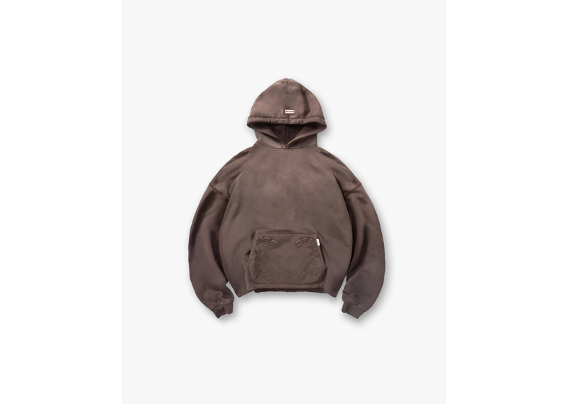 Represent X Hunter Hoodie Stained Brown-Represent-pikastore.cz