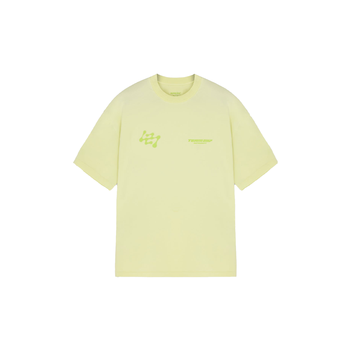 Represent 247 Future Terrains Oversized T-Shirt Shadow Lime-Represent-pikastore.cz