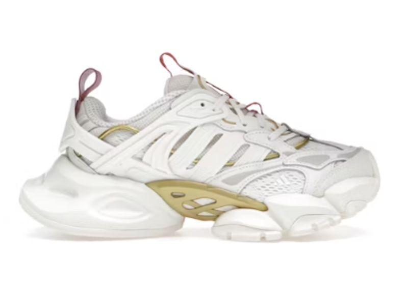 adidas XLG Runner Deluxe Off White Gold Metallic Red