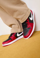 Nike Air Jordan 1 Mid Gym Red Black White-Air Jordan-pikastore.cz