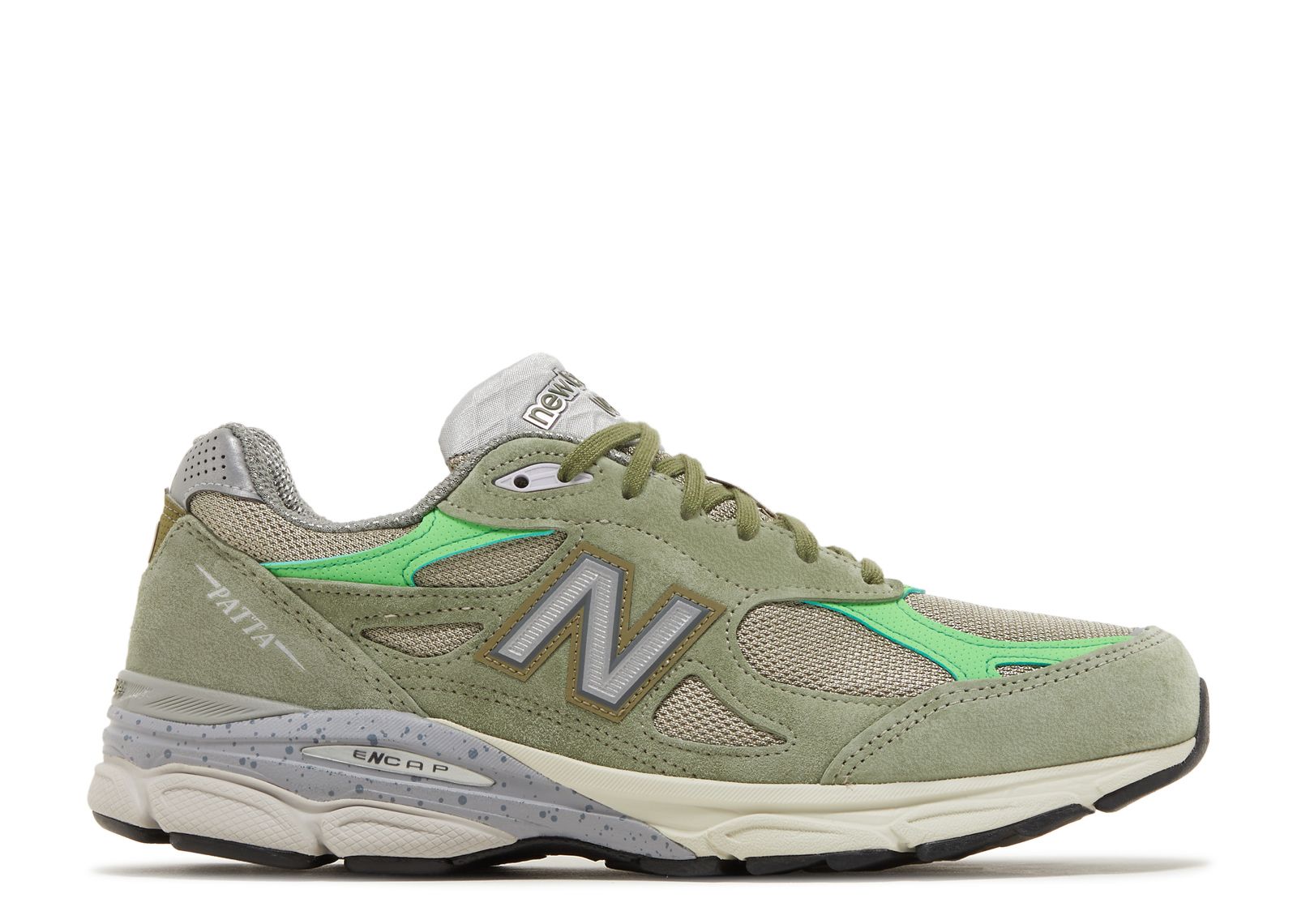 Patta x 990v3 Made in USA Light Olive-New Balance-pikastore.cz