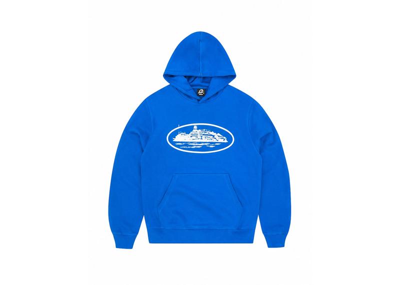 Corteiz Alcatraz Hoodie Royal Blue-Corteiz-pikastore.cz