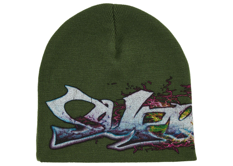 Supreme Tag Beanie (FW25) Green-Supreme-pikastore.cz