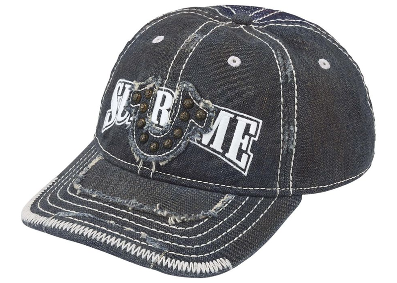 Supreme True Religion Mesh Back 6-Panel Grey