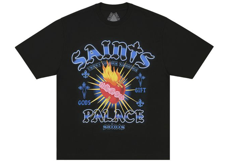 Palace Gods Gift T-Shirt Black-Palace-pikastore.cz
