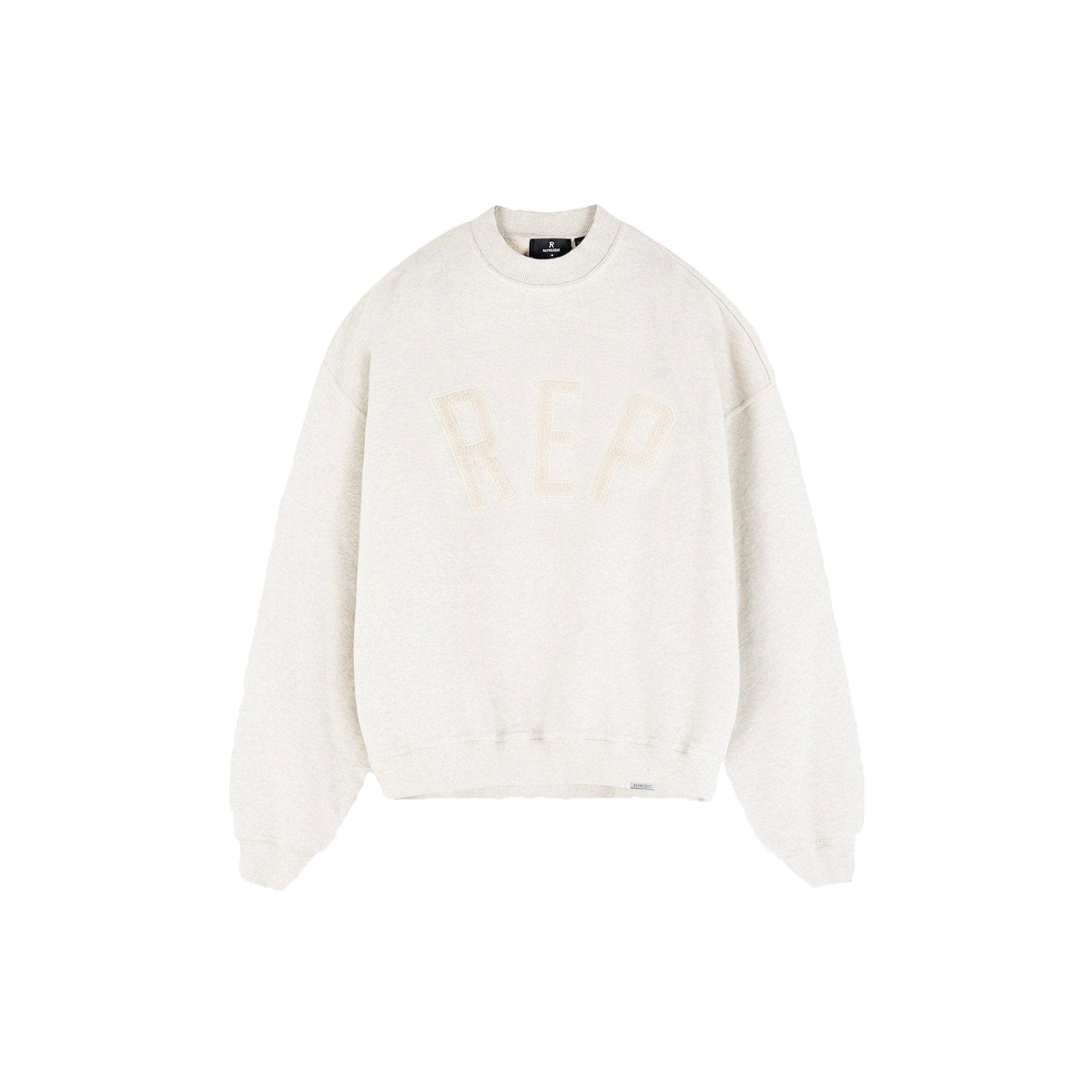 Represent Rep Applique Sweater Cream Marl-Represent-pikastore.cz