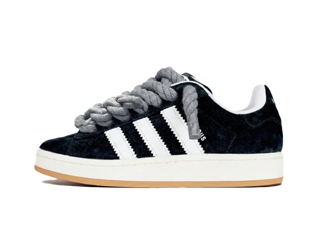 Adidas Campus 00s Black Rope Laces Grey-Adidas-pikastore.cz