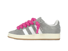 Adidas Campus 00s Grey Rope Laces Pink