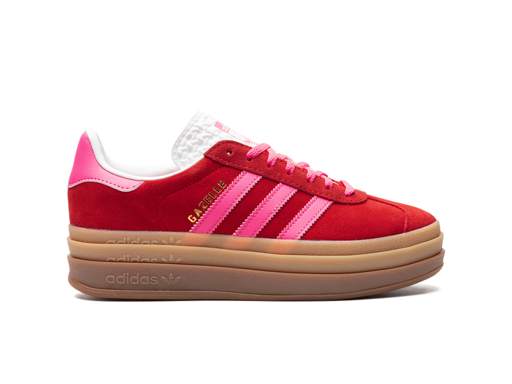 Adidas Gazelle Bold Collegiate Red Lucid Pink (Women's)-sneakers-Adidas-pikastore.cz