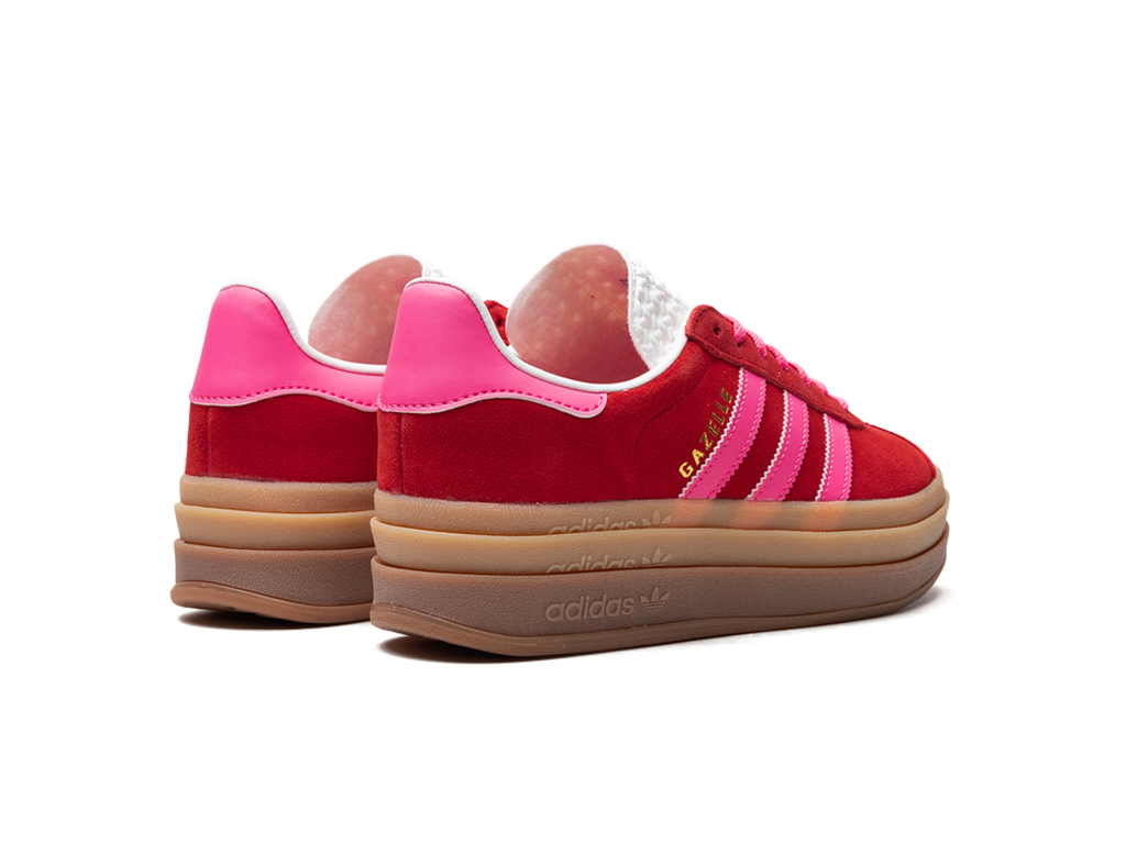 Adidas Gazelle Bold Collegiate Red Lucid Pink (Women's)-sneakers-Adidas-pikastore.cz