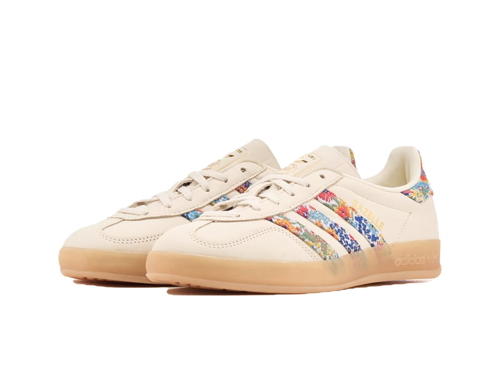Adidas Originals x Liberty London Womens Gazelle Indoor White-Adidas-pikastore.cz