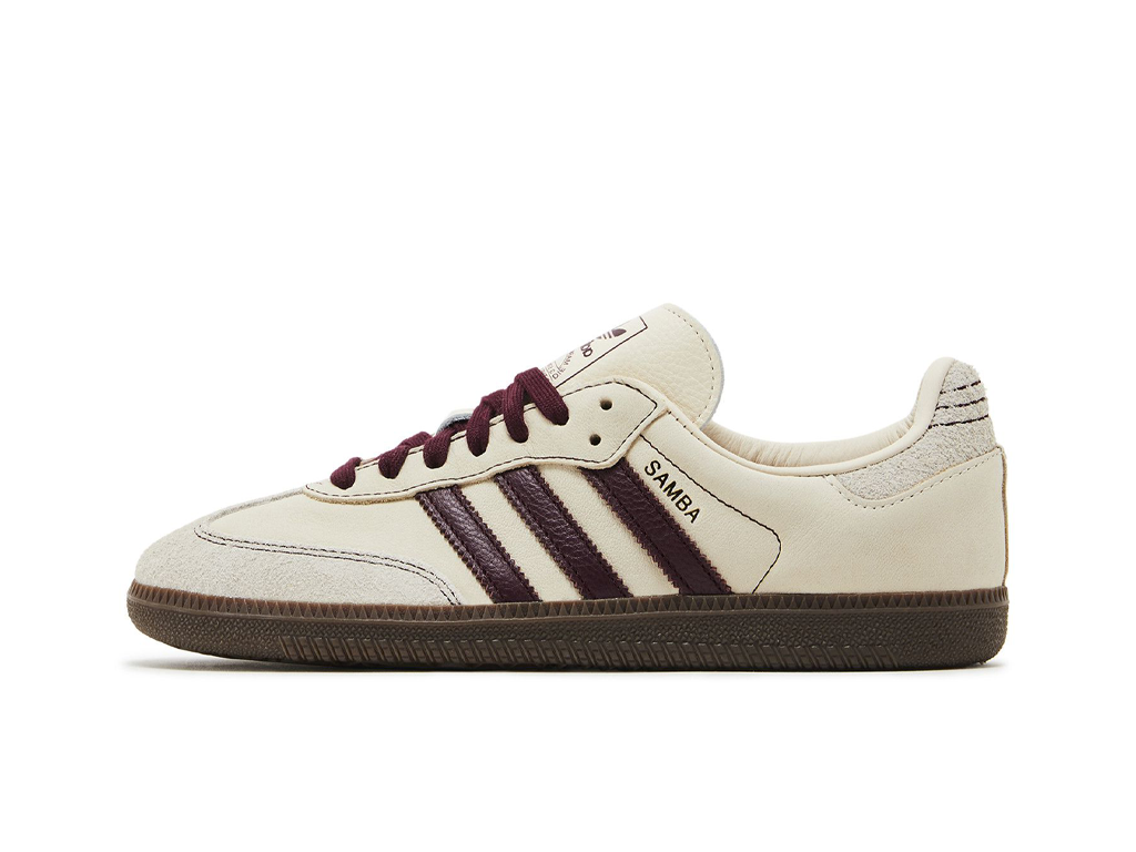 Adidas Wmns Samba OG Wonder White Maroon