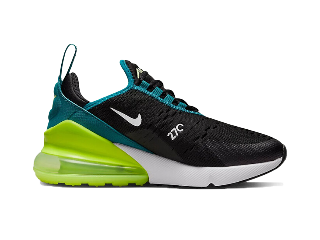 Air Max 270 GS Black Bright Spruce Volt-Nike-pikastore.cz