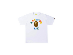 BAPE Colors College Tee (SS22) White